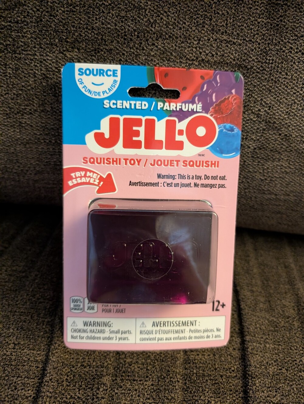 Jell-O Scented Squishi Toy - Purple